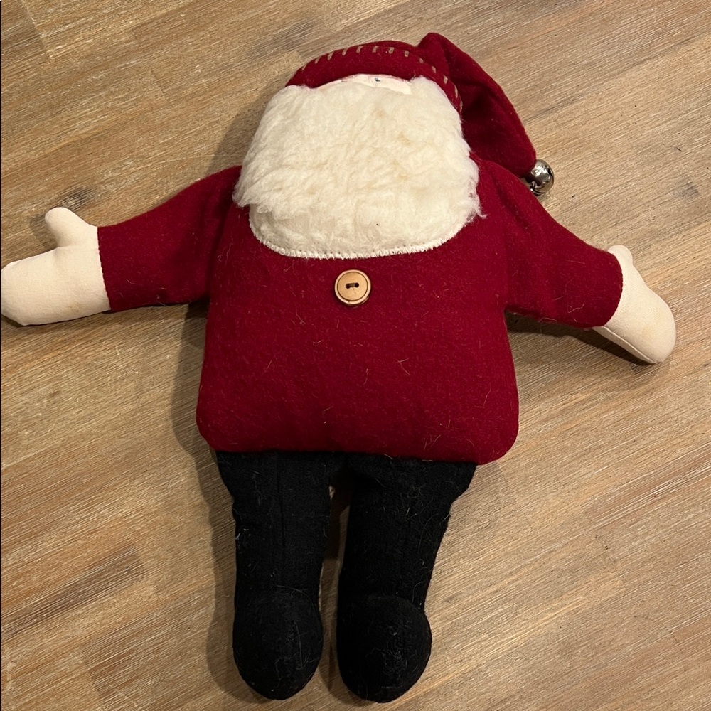 Woof N Poof Santa Claus Musical “Jingle Bells” Stuffed Christmas Doll EXCELLENT